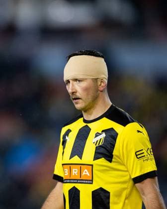 Sport Bilder des Tages 231130 Even Hovland of BK Häcken looks dejected during the UEFA Europa League football match between BK Häcken and Bayer Leverkusen on November 30, 2023 in Gothenburg. Photo: Michael Erichsen BILDBYRAN COP 89 MI0578 bayer leverkusen bbeng bk häcken football fotball fotboll soccer uefa europa league depp Copyright: MICHAELxERICHSEN BB231130MI090