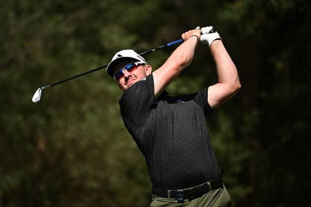 GOLF AUSTRALIAN OPEN, Connor Syme of Scotland plays a shot from the 16th tee during Round 2 of the Australian Open 2023 at the Australian Golf Club in Sydney, Friday, December 1, 2023. ( NO ARCHIVING, EDITORIAL USE ONLY, NO USE IN BOOKS WITHOUT CONSENT SYDNEY NEW SOUTH WALES AUSTRALIA  Copyright: xDANxHIMBRECHTSx 20231201001872145035