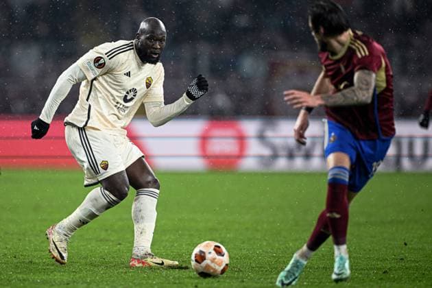 Geneve, Switzerland, 30.11.23: Romelu Lukaku (90 Roma) during the Europa League group stage match between Servette FC and AS Roma at Stade de Geneve in Geneve, Switzerland Soccer (Cristiano Mazzi SPP) Copyright: xCristianoxMazzix xSPPx spp-en-CrMaSp-CM1_3795