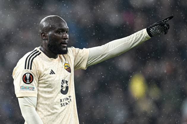 Geneve, Switzerland, 30.11.23: Romelu Lukaku (90 Roma) during the Europa League group stage match between Servette FC and AS Roma at Stade de Geneve in Geneve, Switzerland Soccer (Cristiano Mazzi SPP) Copyright: xCristianoxMazzix xSPPx spp-en-CrMaSp-CM2_2632
