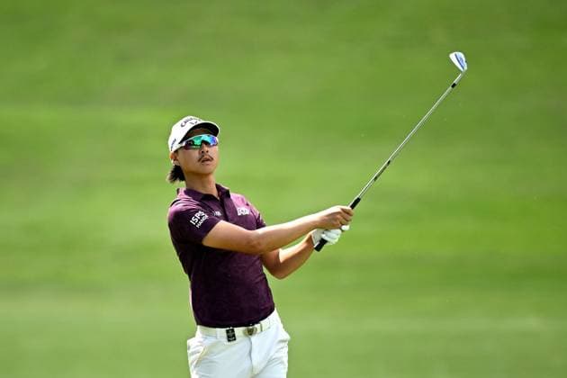 GOLF AUSTRALIAN OPEN, Min Woo Lee of Australia plays a shot on the 12th fairway during Round 2 of the Australian Open 2023 at the Australian Golf Club in Sydney, Friday, December 1, 2023. ( NO ARCHIVING, EDITORIAL USE ONLY, NO USE IN BOOKS WITHOUT CONSENT SYDNEY NEW SOUTH WALES AUSTRALIA  Copyright: xDANxHIMBRECHTSx 20231201001872261124