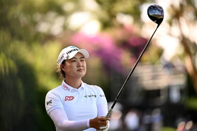 GOLF AUSTRALIAN OPEN, Minjee Lee of Australia prepares to play a shot from the 14th tee during Round 2 of the Women?s Australian Open 2023 at the Australian Golf Club in Sydney, Friday, December 1, 2023. ( NO ARCHIVING, EDITORIAL USE ONLY, NO USE IN BOOKS WITHOUT CONSENT SYDNEY NEW SOUTH WALES AUSTRALIA  Copyright: xDANxHIMBRECHTSx 20231201001872266242