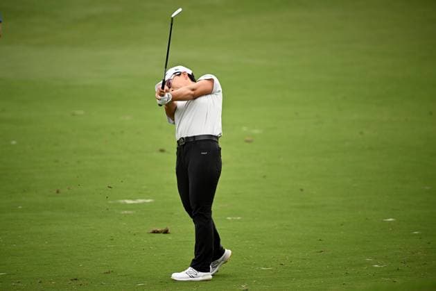 GOLF AUSTRALIAN OPEN, Jiyai Shin of South Korea plays a shot from the 3rd fairway during Round 3 of the Women?s Australian Open 2023 at the Australian Golf Club in Sydney, Saturday, December 2, 2023. ( NO ARCHIVING, EDITORIAL USE ONLY, NO USE IN BOOKS WITHOUT CONSENT SYDNEY NEW SOUTH WALES AUSTRALIA  Copyright: xDANxHIMBRECHTSx 20231202001872582259
