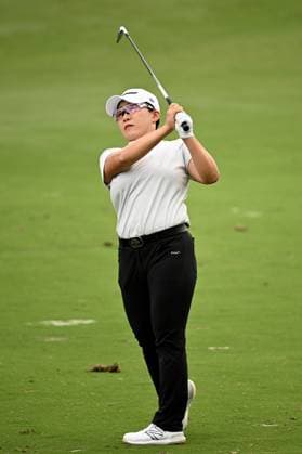 GOLF AUSTRALIAN OPEN, Jiyai Shin of South Korea plays a shot from the 3rd fairway during Round 3 of the Women?s Australian Open 2023 at the Australian Golf Club in Sydney, Saturday, December 2, 2023. ( NO ARCHIVING, EDITORIAL USE ONLY, NO USE IN BOOKS WITHOUT CONSENT SYDNEY NEW SOUTH WALES AUSTRALIA  Copyright: xDANxHIMBRECHTSx 20231202001872582286