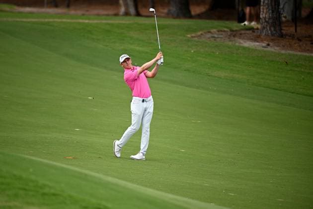 GOLF AUSTRALIAN OPEN, Grant Forrest of Scotland plays a shot on the 17th fairway during Round 3 of the Australian Open 2023 at the Australian Golf Club in Sydney, Saturday, December 2, 2023. ( NO ARCHIVING, EDITORIAL USE ONLY, NO USE IN BOOKS WITHOUT CONSENT SYDNEY NEW SOUTH WALES AUSTRALIA  Copyright: xDANxHIMBRECHTSx 20231202001872603311