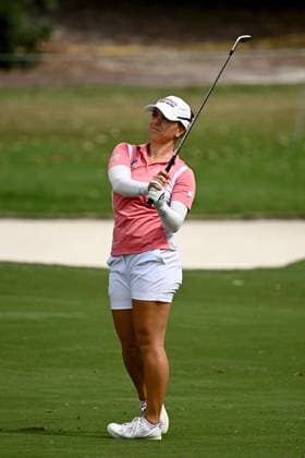 GOLF AUSTRALIAN OPEN, Stephanie Kyriacou of Australia plays a shot on the 16th fairway during Round 3 of the Women?s Australian Open 2023 at the Australian Golf Club in Sydney, Saturday, December 2, 2023. ( NO ARCHIVING, EDITORIAL USE ONLY, NO USE IN BOOKS WITHOUT CONSENT SYDNEY NEW SOUTH WALES AUSTRALIA  Copyright: xDANxHIMBRECHTSx 20231202001872604080