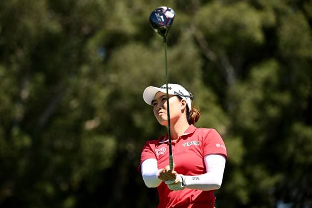 GOLF AUSTRALIAN OPEN, Minjee Lee of Australia plays a shot from the 8th tee during Round 4 of the Women?s Australian Open 2023 at the Australian Golf Club in Sydney, Sunday, December 3, 2023. ( NO ARCHIVING, EDITORIAL USE ONLY, NO USE IN BOOKS WITHOUT CONSENT SYDNEY NEW SOUTH WALES AUSTRALIA  Copyright: xDANxHIMBRECHTSx 20231203001872948717