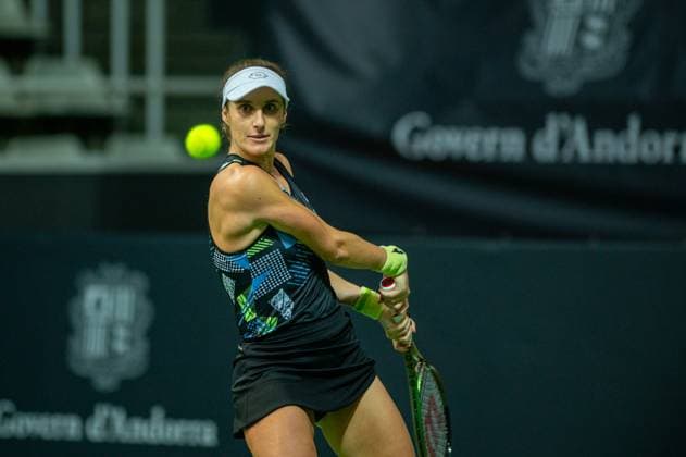 Sport Themen der Woche KW48 Andorra Open 2023 Alize Cornet of France is in action against Marina Bassols Ribera of Spain during the semi-finals of the Creand Andorra Open Women s Tennis Association WTA, Tennis Damen 2023 tennis tournament at the Poliesportiu d Andorra in Andorra La Vella, Andorra, on December 2, 2023. Andorra la Vella Andorra  Copyright: xMartinxSilvaxCosentinox originalFilename:silvacosentino-alizcorn231202_npu1K.jpg