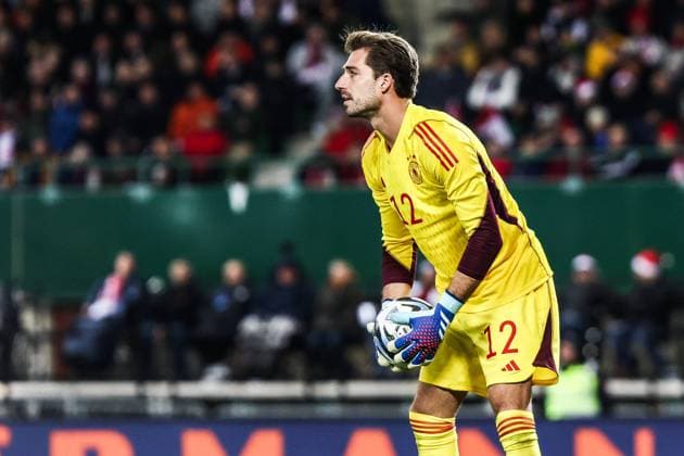 Fussball, UEFA Länderspiel Saison 2023 24 Freundschaftsspiel Österreich - Deutschland 21.11.2023, Ernst-Happel-Stadion Wien Kevin Trapp (Deutschland, 12) Wien Ernst-Happel-Stadion Wien Wien Österreich