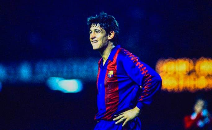 881129 Fotboll, La Liga, Barcelona - Murcia: Gary Lineker, Barcelona. Football, La Liga, Barcelona - Murcia: Gary Lineker, Barcelona. *** 881129 Football, La Liga, Barcelona Murcia Gary Lineker, Barcelona Football, La Liga, Barcelona Murcia Gary Lineker, Barcelona  Copyright: BILDBYRAN BB881129BB011