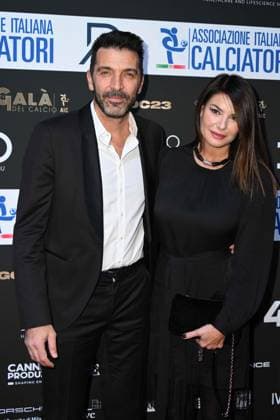 Milan, Red carpet Gran gala del calcio - AIC In the photo: Gianluigi Buffon, Ilaria D amico  Copyright: xManuelexMangiarottix xipa-agencyx xMangiarotti Terenghix 0371636746st