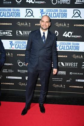 Milan, Red carpet Great football gala - AIC Milan, Red carpet Gran gala del calcio - AIC In the photo: Marco Riva Milan Italy  Copyright: xIPA ABACAx