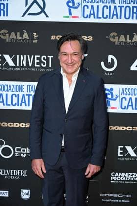 Milan, Red carpet Great football gala - AIC Milan, Red carpet Gran gala del calcio - AIC In the photo: Fabio Caressa Milan Italy  Copyright: xIPA ABACAx