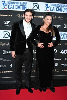 Milan, Red carpet Great football gala - AIC Milan, Red carpet Gran gala del calcio - AIC In the photo: Khvicha Kvaratskhelia Milan Italy  Copyright: xIPA ABACAx