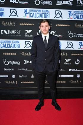 Milan, Red carpet Great football gala - AIC Milan, Red carpet Gran gala del calcio - AIC In the photo: NicolÃ² Barella Milan Italy  Copyright: xIPA ABACAx