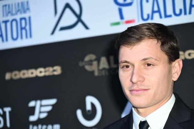Milan, Red carpet Great football gala - AIC Milan, Red carpet Gran gala del calcio - AIC In the photo: NicolÃ² Barella Milan Italy  Copyright: xIPA ABACAx