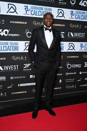 Milan, Red carpet Gran gala del calcio - AIC In the photo: Victor James Osimhen  Copyright: xManuelexMangiarottix xipa-agencyx xMangiarotti Terenghix 0371640894st