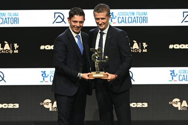 Db Milano 04 12 2023 - Gran Gala del Calcio Aic 2023 foto Daniele Buffa Image nella foto: Daniele Orsato-Gianluca Rocchi 