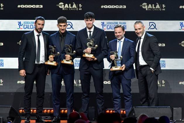 Photo Claudio Furlan LaPresse 04-12-2023 Milan, Italy - Grand Football Gala organized by AIC  Copyright: xClaudioxFurlan LaPressex