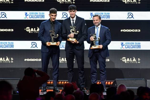 Photo Claudio Furlan LaPresse 04-12-2023 Milan, Italy - Grand Football Gala organized by AIC  Copyright: xClaudioxFurlan LaPressex
