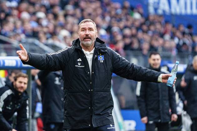 Tim Walter (Hamburger SV, Trainer) GER, Hamburger SV vs. SC Paderborn 07, Fussball, 2. Bundesliga, Spieltag 16, Saison 2023 2024, 09.12.2023 DFL REGULATIONS PROHIBIT ANY USE OF PHOTOGRAPHS AS IMAGE SEQUENCES AND OR QUASI-VIDEO GER, Hamburger SV vs. SC Paderborn 07, Fussball, 2. Bundesliga, Spieltag 16, Saison 2023 2024, 09.12.2023 Hamburg