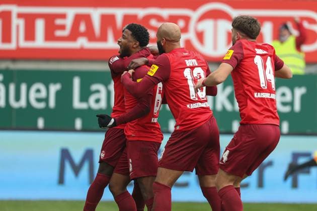 09.12.2023, xusrbx, Fussball 2.Bundesliga, 1.FC Kaiserslautern - Hertha BSC Berlin emspor, Almamy Toure (1. FC Kaiserslautern, 6),Torschuetze zum 1:0, Torjubel, (DFL DFB REGULATIONS PROHIBIT ANY USE OF PHOTOGRAPHS as IMAGE SEQUENCES and or QUASI-VIDEO) Kaiserslautern