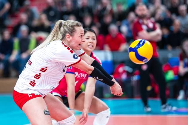 VBL Volleyball-Bundesliga; SC Potsdam - Alianz MTV Stuttgart; 9.12.2023 VBL Volleyball-Bundesliga; SC Potsdam - Allianz MTV Stuttgart; 9.12.2023 Copyright: xBEAUTIFULxSPORTS NicolxMarschallx
