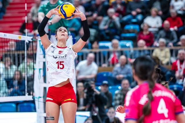 VBL Volleyball-Bundesliga; SC Potsdam - Alianz MTV Stuttgart; 9.12.2023 VBL Volleyball-Bundesliga; SC Potsdam - Allianz MTV Stuttgart; 9.12.2023 Copyright: xBEAUTIFULxSPORTS NicolxMarschallx