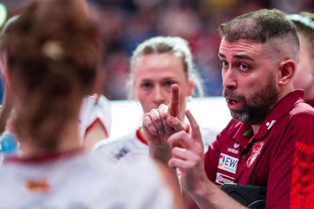 VBL Volleyball-Bundesliga; SC Potsdam - Allianz MTV Stuttgart; 09.12.2023 VBL Volleyball-Bundesliga; SC Potsdam - Allianz MTV Stuttgart; 9.12.2023 Copyright: xBEAUTIFULxSPORTS NicolxMarschallx