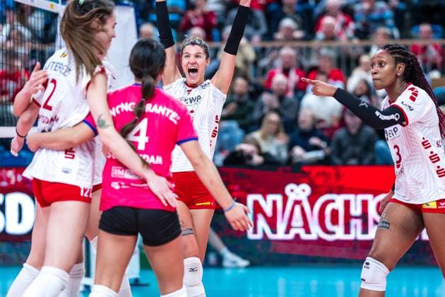 VBL Volleyball-Bundesliga; SC Potsdam - Allianz MTV Stuttgart; 09.12.2023 VBL Volleyball-Bundesliga; SC Potsdam - Allianz MTV Stuttgart; 9.12.2023 Copyright: xBEAUTIFULxSPORTS NicolxMarschallx