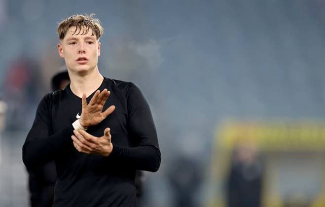 SOCCER - BL, Sturm vs Altach GRAZ,AUSTRIA,10.DEC.23 - SOCCER - ADMIRAL Bundesliga, SK Sturm Graz vs SCR Altach. Image shows Alexander Prass (Sturm).  GEPAxpictures xHansxOberlaender