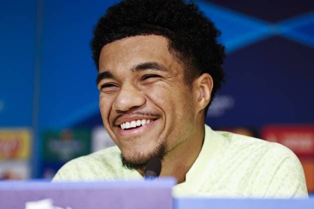 EINDHOVEN - Malik Tillman of PSV Eindhoven during the MD-1 press conference, PK, Pressekonferenz ahead of the UEFA Champions League group B match against Arsenal FC at the Phillips stadium on December 11, 2023 in Eindhoven, Netherlands. ANP MAURICE VAN STEEN UEFA Champions League 2023 24 2023 2024 xVIxANPxSportx xxANPxIVx 486030756 originalFilename: 486030756.jpg