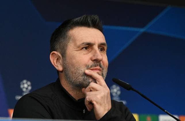 Fussball, Herren, Saison 2023 2024, UEFA Champions League (Gruppe C, 6. Spieltag), 1. FC Union Berlin - Real Madrid, Pressekonferenz Training von Union im Olympiastadion am Tag vor dem Spiel, im Bild: Trainer Nenad Bjelica (1. FC Union Berlin), 11.12. 2023, Copyright: xMatthiasxKochx