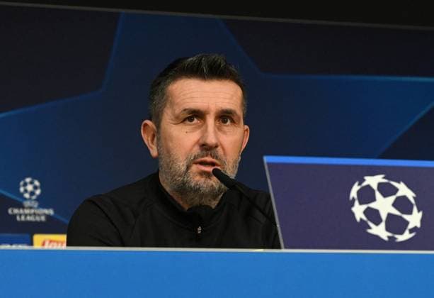 Fussball, Herren, Saison 2023 2024, UEFA Champions League (Gruppe C, 6. Spieltag), 1. FC Union Berlin - Real Madrid, Pressekonferenz Training von Union im Olympiastadion am Tag vor dem Spiel, im Bild: Trainer Nenad Bjelica (1. FC Union Berlin), 11.12. 2023, Copyright: xMatthiasxKochx