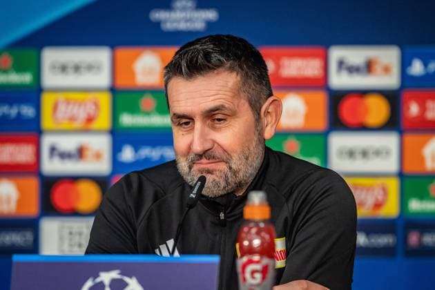 UEFA Champions League: Pressekonferenz und Training 1. FC Union Berlin. Berlin, 11.12.2023 Nenad Bjelica (Trainer 1. FC Union Berlin) UEFA Champions League: Pressekonferenz und Training 1. FC Union Berlin vor dem Spiel 1. FC Union Berlin vs Real Madrid, Olympiastadion, Berlin, 11.12.2023 Copyright: xBEAUTIFULxSPORTS LucianoxLimax