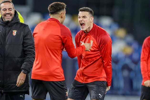 traning SC Braga Braga™s Spanish defender Adrian Marin during the SC Braga training the day before the Champions League football match against SSC Napoli at the Diego Armando Maradona stadium on 11 December, 2023 ABPH4824 Copyright: xAntonioxBalascox