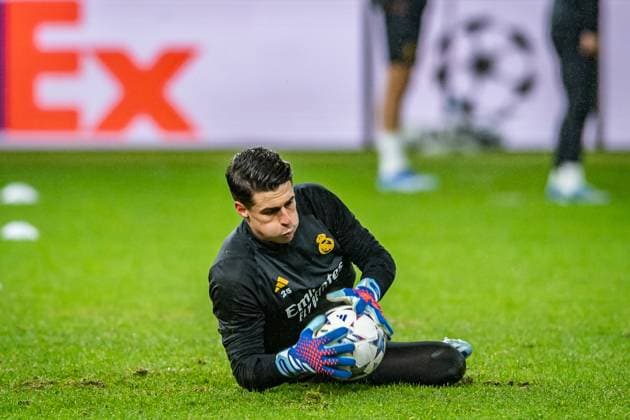 UEFA Champions League: Pressekonferenz und Training Real Madrid. Berlin, 11.12.2023 Kepa (Real Madrid, 25) UEFA Champions League: Pressekonferenz und Training Real Madrid vor dem Spiel 1. FC Union Berlin vs Real Madrid, Olympiastadion, Berlin, 11.12.2023 Copyright: xBEAUTIFULxSPORTS LucianoxLimax
