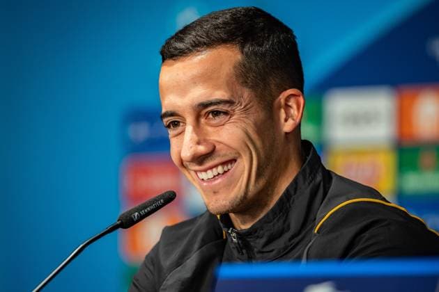 UEFA Champions League: Pressekonferenz und Training Real Madrid. Berlin, 11.12.2023 Lucas Vazquez (Real Madrid, 17) UEFA Champions League: Pressekonferenz und Training Real Madrid vor dem Spiel 1. FC Union Berlin vs Real Madrid, Olympiastadion, Berlin, 11.12.2023 Copyright: xBEAUTIFULxSPORTS LucianoxLimax