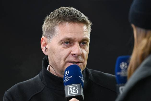 Fussball, Herren, Saison 2023 2024, UEFA Champions League (Gruppe C, 6. Spieltag), 1. FC Union Berlin - Real Madrid, v.l. Geschäftsführer Oliver Ruhnert (1. FC Union Berlin) im Interview , 12.12. 2023, Copyright: xMatthiasxKochx