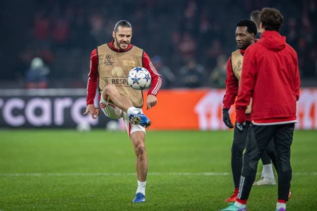 UEFA Champions League: 1. FC Union Berlin vs Real Madrid. Berlin, 12.12.2023 Christopher Trimmel (1. FC Union Berlin, 28) im warm up UEFA Champions League: 1. FC Union Berlin vs Real Madrid, Olympiastadion, Berlin, 12.12.2023 Copyright: xBEAUTIFULxSPORTS LucianoxLimax