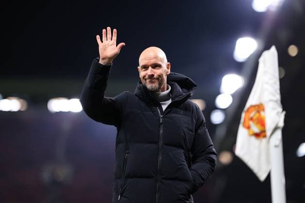 Football - UEFA Champions League - Group A - Manchester United, ManU v Bayern Munich 12th December 2023 - UEFA Champions League - Group A - Manchester United v Bayern Munich - Manchester United manager Erik ten Hag - Photo: Simon Stacpoole Offside. Manchester UK Copyright: xSimonxStacpoolexOffside