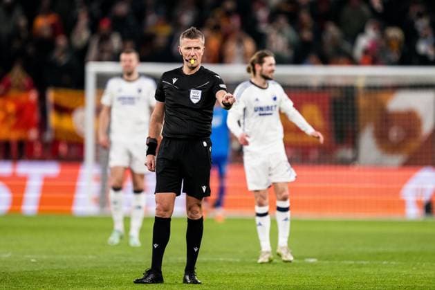 231212 Referee Daniele Orsato during the UEFA Champions League football match between FC Copenhagen and Galatasaray on December 12, 2023 in Copenhagen. Photo: Petter Arvidson BILDBYRAN kod PA PA0704 fotboll football soccer fotball champions league fc copenhagen galatasaray bbeng Copyright: PETTERxARVIDSON BB231212PA045