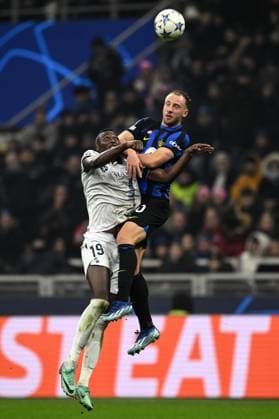 Mg Milano 12 12 2023 - Champions League Inter-Real Sociedad foto Matteo Gribaudi Image nella foto: Carlos Augusto-Umar Sadiq 