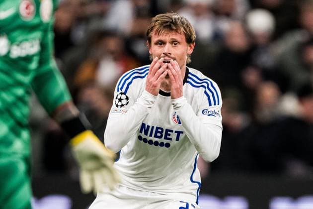 231212 Peter Ankersen of FC Copenhagen looks dejected during the UEFA Champions League football match between FC Copenhagen and Galatasaray on December 12, 2023 in Copenhagen. Photo: Petter Arvidson BILDBYRAN kod PA PA0704 fotboll football soccer fotball champions league fc copenhagen galatasaray bbeng depp Copyright: PETTERxARVIDSON BB231212PA048