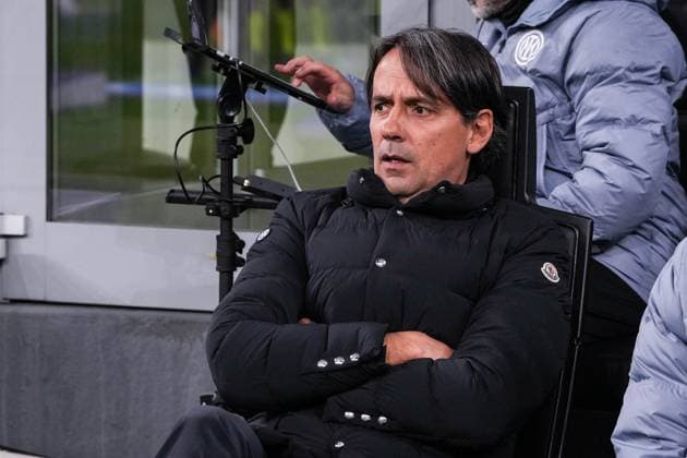 MILAN, ITALY - DECEMBER 12: head coach Simone Inzaghi of Inter during the UEFA Champions League Group Stage match between FC Internazionale and Real Sociedad at Stadio Giuseppe Meazza on December 12, 2023 in Milan, Italy. Copyright: xJustPictures.ch JarixPestelaccix jp-en-EuSpIm-Inter_Sociedad_12Dec2023_JAR_00002
