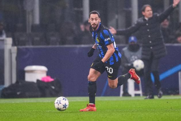 MILAN, ITALY - DECEMBER 12: Carlos Augusto of Inter in action during the UEFA Champions League Group Stage match between FC Internazionale and Real Sociedad at Stadio Giuseppe Meazza on December 12, 2023 in Milan, Italy. Copyright: xJustPictures.ch JarixPestelaccix jp-en-EuSpIm-Inter_Sociedad_12Dec2023_JAR_00015