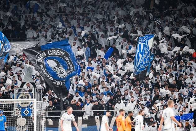 231212 Fans of FC Copenhagen during the UEFA Champions League football match between FC Copenhagen and Galatasaray on December 12, 2023 in Copenhagen. Photo: Petter Arvidson BILDBYRAN kod PA PA0704 fotboll football soccer fotball champions league fc copenhagen galatasaray bbeng publik Copyright: PETTERxARVIDSON BB231212PA102