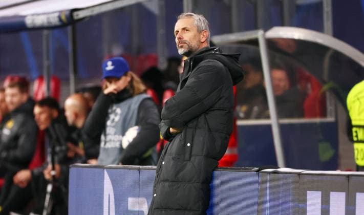 RB Leipzig - Young Boys Bern Champions League Leipzig, 13.12.2023, Red Bull Arena, Fussball , UEFA Champions League, Gruppe G , 6. Spieltag, RB Leipzig vs. Young Boys Bern , Im Bild: Trainer Marco Rose, RB Leipzig. , Foto nur zur redaktionellen Nutzung bestimmt! . , UEFA regulations prohibit any use of photographs as image sequences and or quasi-video ,