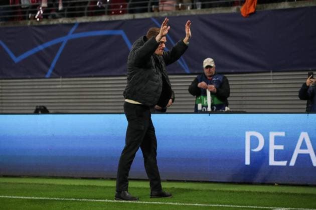 Marcel Halstenberg (Hannover 96) wird vor dem Spiel verabschiedet - Champions League Saison 2023-2024 Gruppe G RB Leipzig vs. BSC Young Boys Bern in der Red Bull Arena in Leipzig - Fussball,Deutschland,Mann,Männer,13.12.2023