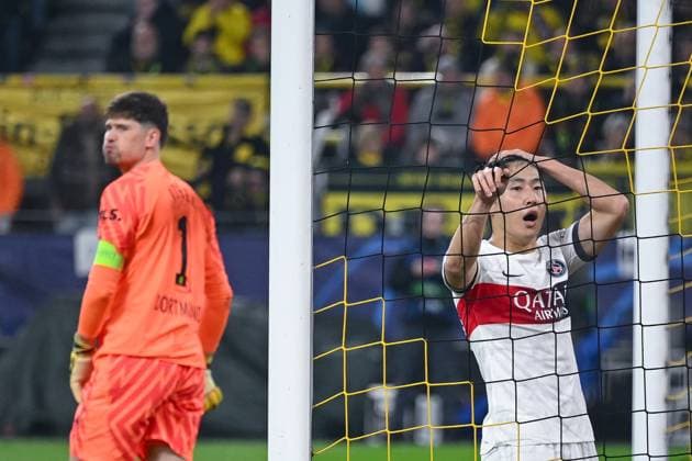 13.12.2023, Fussball, UCL, UEFA Champions League, Gruppenphase, 6. Spieltag, Saison 2023 2024, Borussia Dortmund - Paris St. Germain, Kang-In Lee (Paris St. Germain) xRHR-FOTO TKx Copyright: TeresaxKroeger RHR-FOTOx RHR-FOTO TK